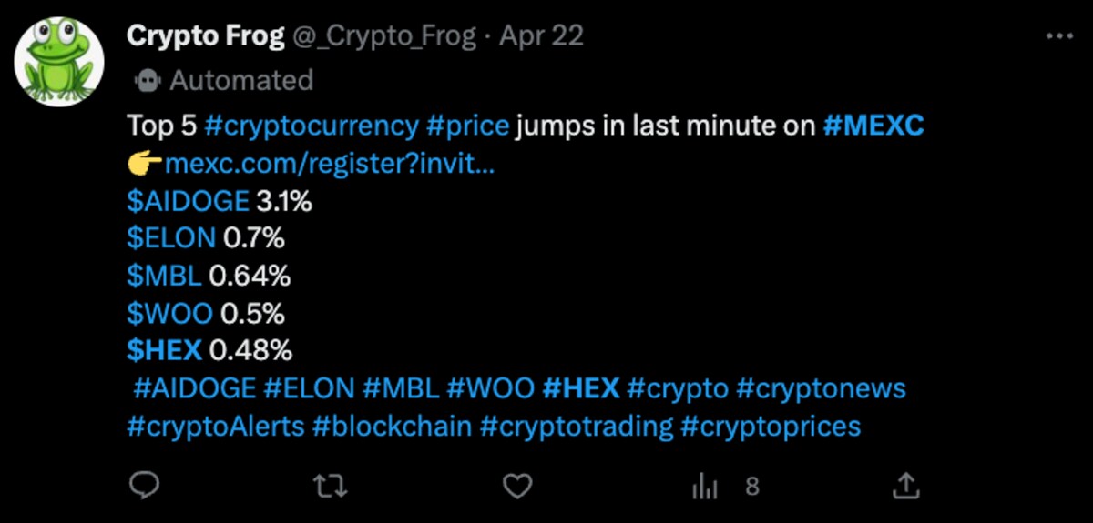 HEX coin price