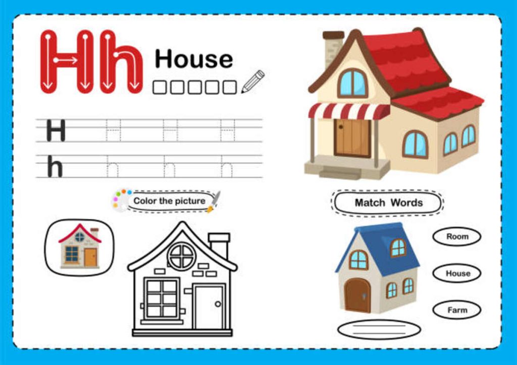Word Search Puzzles - Around the House Word Search Answers