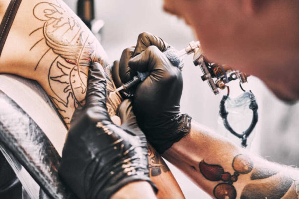 to get a tattoo