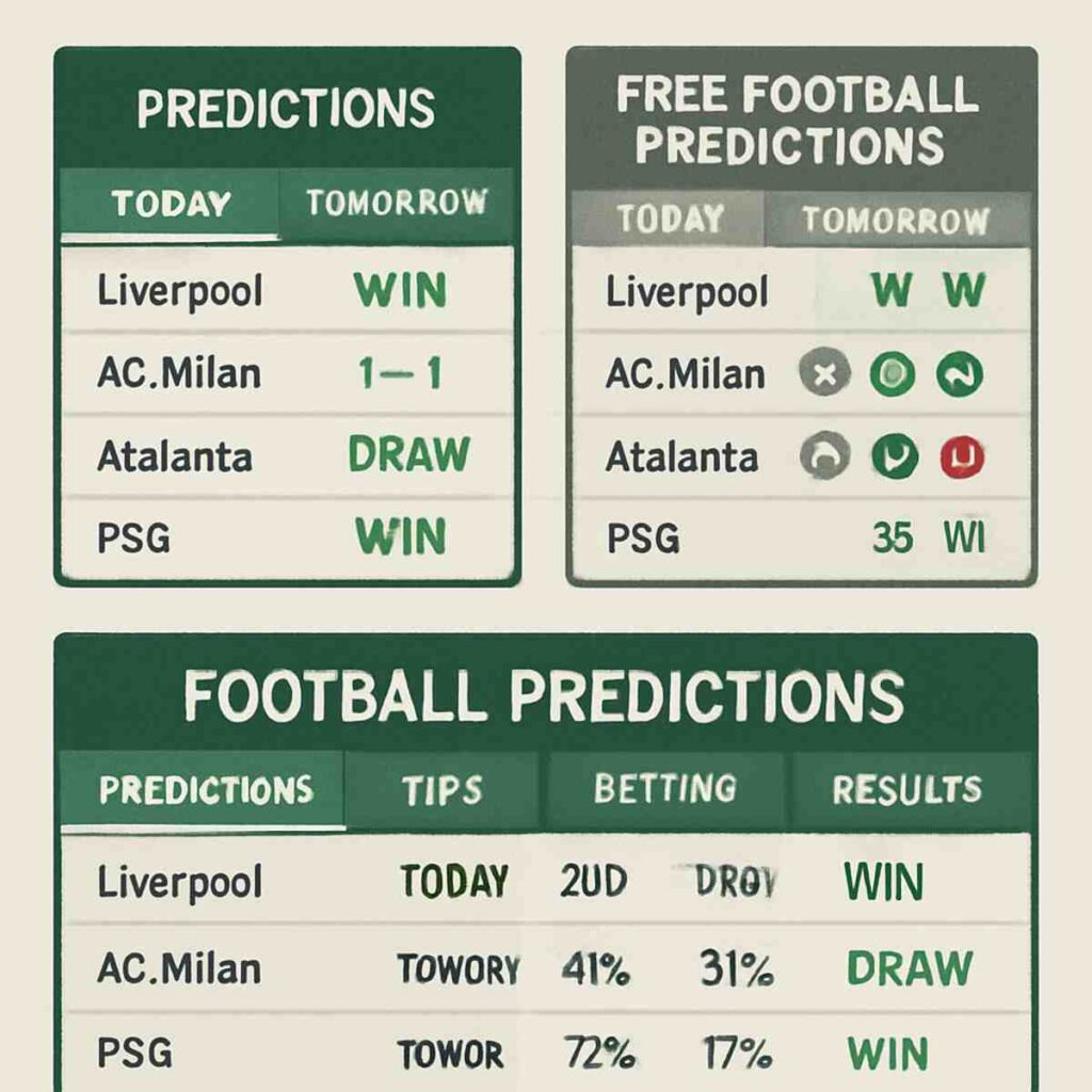 Free Football Predictions
