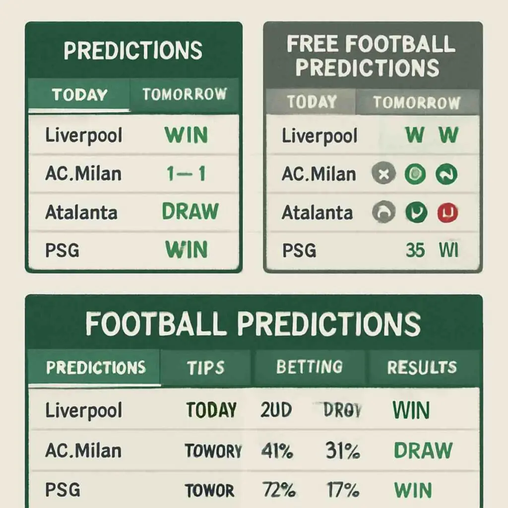 Free Football Predictions